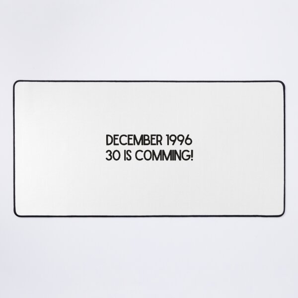 Item preview, December 1996 – 30 Is Coming Retro Birthday Design designed and sold by luckyhue.