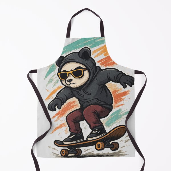 Item preview, Skater Panda T-Shirt | Cool Streetwear Skateboarding Graphic Tee designed and sold by KDesignCrafts.
