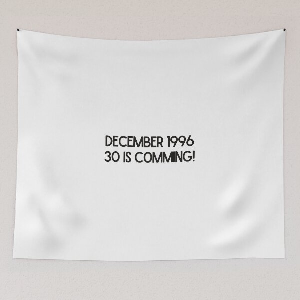 Item preview, December 1996 – 30 Is Coming Retro Birthday Design designed and sold by luckyhue.