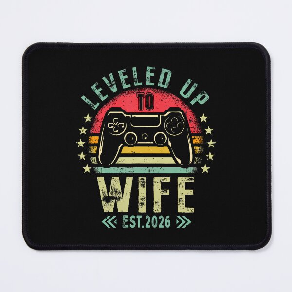 Item preview, Leveled Up To Wife 2026 Newly Married Gamer Promoted To Wife designed and sold by LynneMarisa.