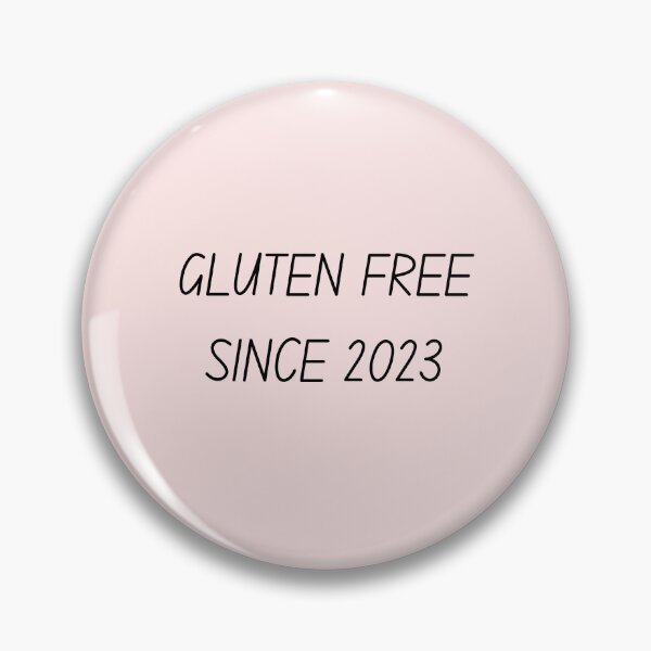Item preview, Gluten Free Since 2023 – Minimalist Text-Only Gluten-Free Typography Design designed and sold by My Gluten Free Life UK.