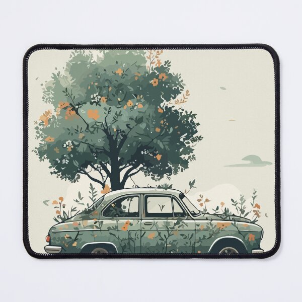 Item preview, Retro Car Aesthetics & Flori: Vintage Green Illustration designed and sold by iwzzuel.