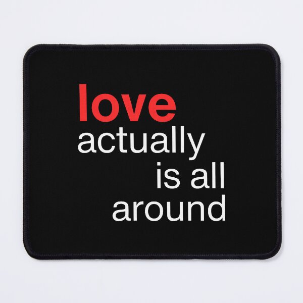 Item preview, Love Actually Is All Around Minimal Romantic Quote designed and sold by nojany.