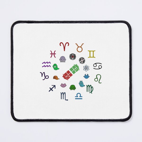 Item preview, Homestuck Zodiac Symbols Colorful Icon Grid Sci Fi designed and sold by nojany.