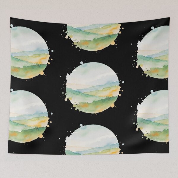 Item preview, Watercolor Landscape Bubble designed and sold by MartinxMarie.