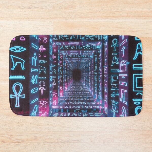 Item preview, 3D Perspectives, Cyberpunk Egyptian Hieroglyphics, Symmetrical Textures (image size 8320x12480) designed and sold by Digital-Davinci.