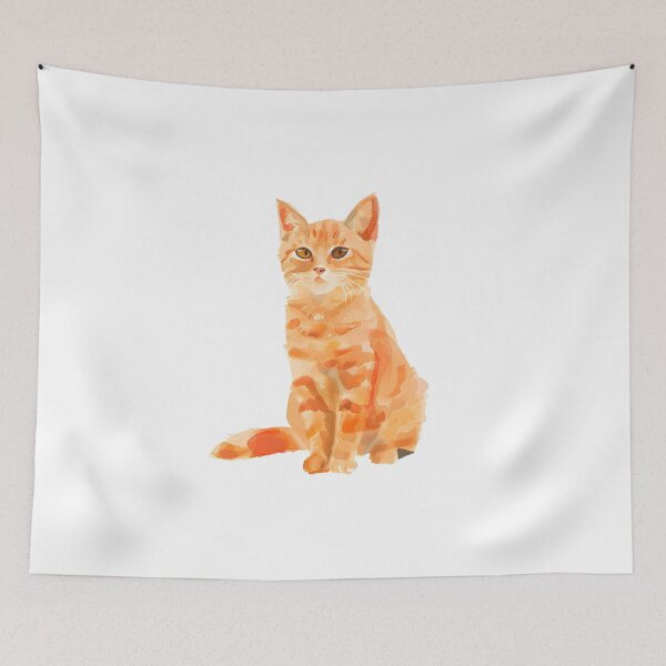 Item preview, Funny Orange Cat Illustration designed and sold by xiao xuans.