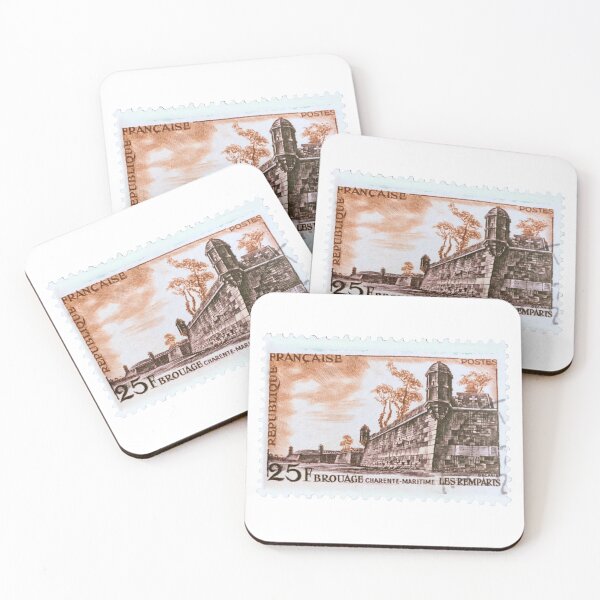 Item preview, Vintage French Charente Maritime Postage Stamp designed and sold by red-amber65.
