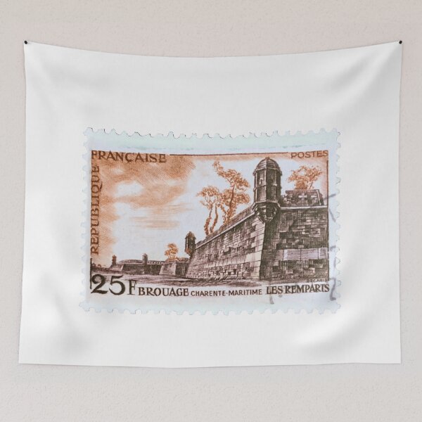 Item preview, Vintage French Charente Maritime Postage Stamp designed and sold by red-amber65.