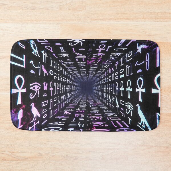 Item preview, 3D Perspectives, Cyberpunk Egyptian Hieroglyphics, Symmetrical Textures (image size 8320x12480) designed and sold by Digital-Davinci.