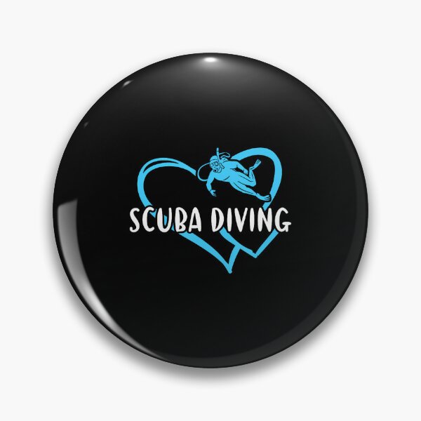 Item preview, Scuba Diver Heart Scuba Diving designed and sold by JaneJanie.
