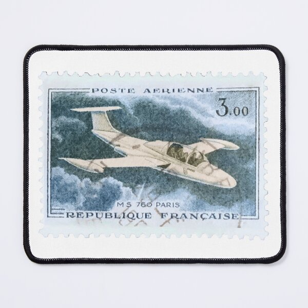 Item preview, Vintage France Ms 760 Aerienne Jet Plane Postage Stamp designed and sold by red-amber65.