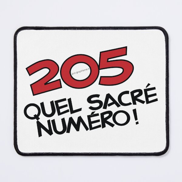 Item preview, 205 What a Damn Number designed and sold by JPA-Graphisme.