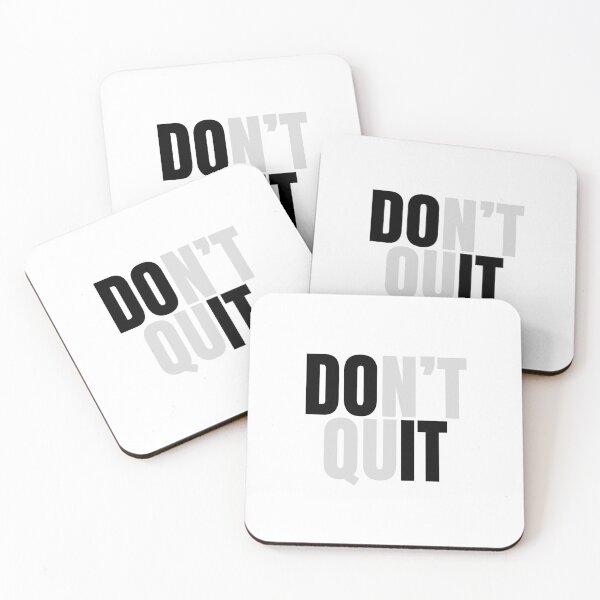 Item preview, Don't Quit designed and sold by Dondonmart.