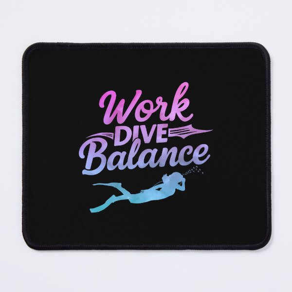 Item preview, Work Dive Balance Under Water Diver Scuba Divers designed and sold by CharlotteSandra.