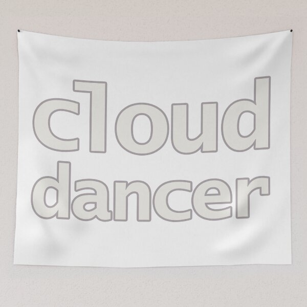 Item preview, Cloud Dancer Typography designed and sold by ellenhenry.