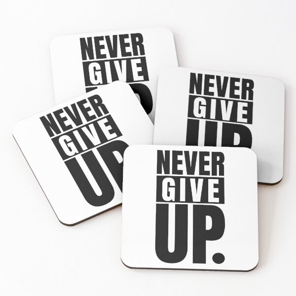 Item preview, Never give up designed and sold by Dondonmart.