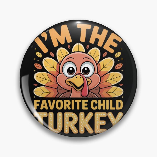 Item preview, Thanksgiving I'm The Favorite Child Turkey Matching  designed and sold by VerseFarm.