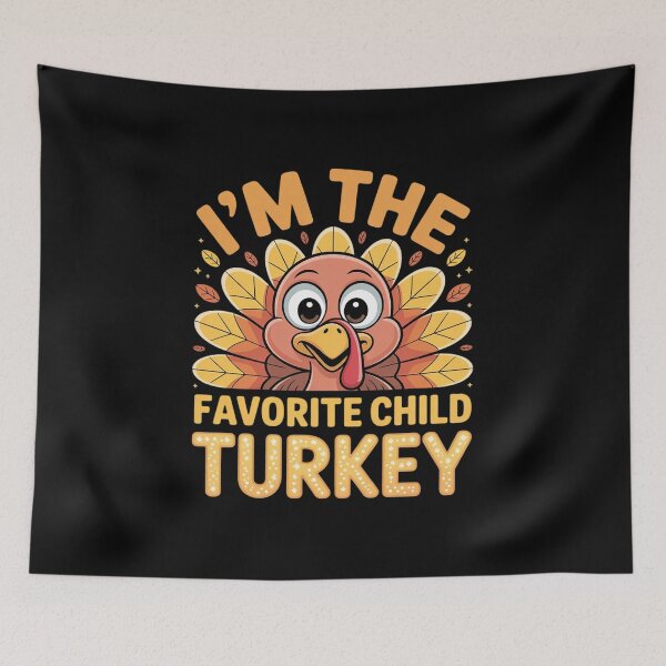 Item preview, Thanksgiving I'm The Favorite Child Turkey Matching  designed and sold by VerseFarm.