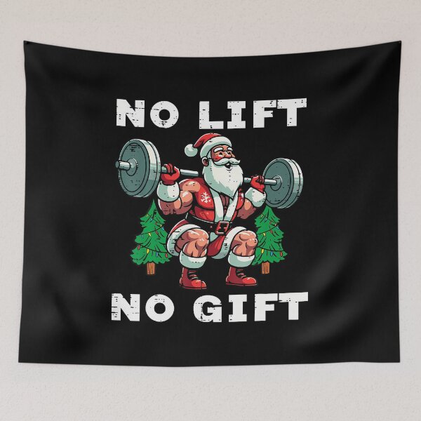 Item preview, Christmas Workout No Lift No Gift Xmas Gym Fitness Men Women designed and sold by CharlotteSandra.