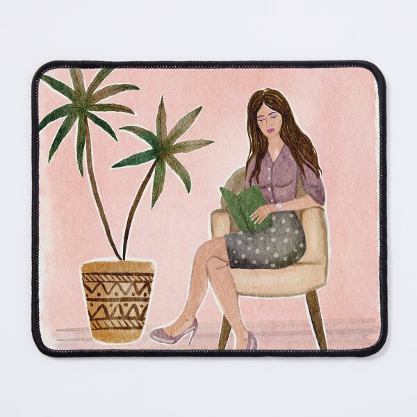 Item preview, A woman's pink cozy reading nook designed and sold by ivelinda.