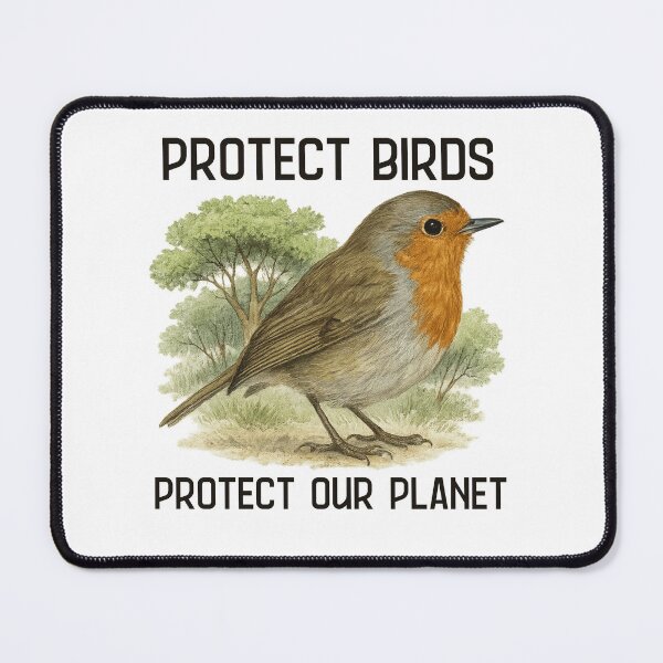 Item preview, Protect Birds, Protect Our Planet – Wildlife Conservation & Eco Awareness Quote Design for Nature Lovers, Bird Protectors & Environmental Advocates designed and sold by Badegi Tradings.