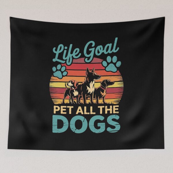 Item preview, Life Goal Pet All The Dogs 6  designed and sold by RsFilsingerArt.
