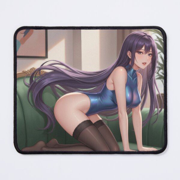 Item preview, Waifu with a magnetic gaze in a sensual pose shows off her charms designed and sold by GerwantSHOP.