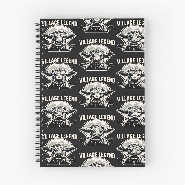 Item preview, Village Legend Cow Shirt, Funny Farmer Gift, Full Moon Cattle Graphic T-Shirt, Rural Life Animal Art designed and sold by IvoryArtDesign.