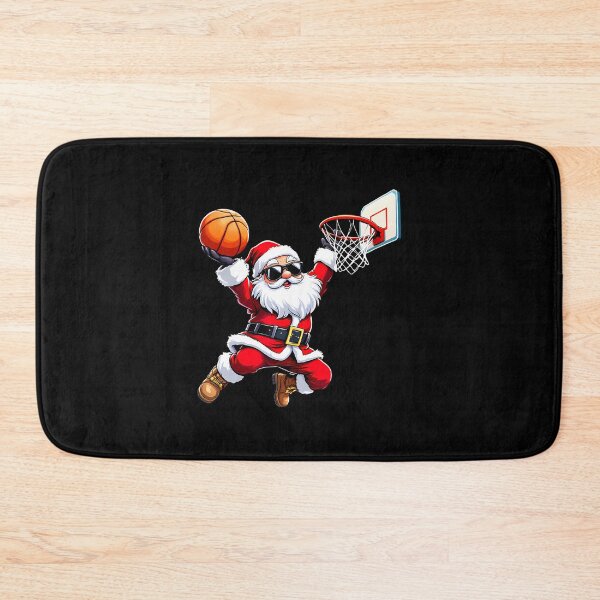 Item preview, Christmas Santa Claus Dunking A Basketball Mens Boys Kids designed and sold by CharlotteSandra.