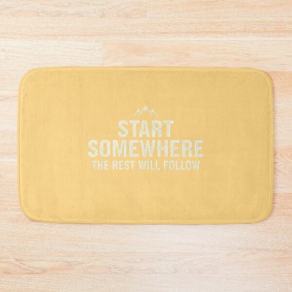 Item preview, Motivational Quote T-Shirt Design - Start Somewhere designed and sold by Kainotomia.