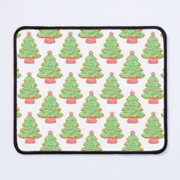 Item preview, Cute Christmas Tree Cookie Pattern designed and sold by DreamArtmaStudio.