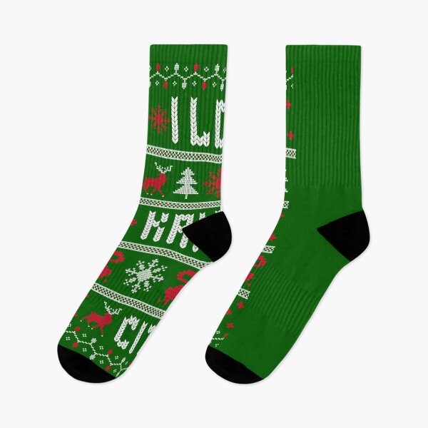 Item preview, I Love Kansas City KC, Ugly Christmas Sweater Design designed and sold by dfunky.