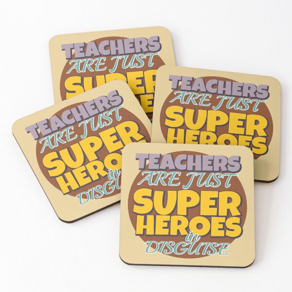 Item preview, Teachers are just super heroes in disguise designed and sold by Think4Prints.