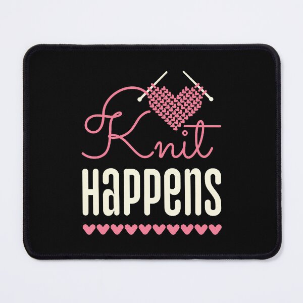 Item preview, Knit Happens Funny Knitter Knitting Lover designed and sold by CharlotteSandra.