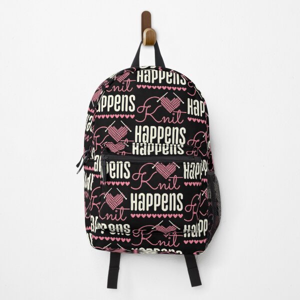 Item preview, Knit Happens Funny Knitter Knitting Lover designed and sold by CharlotteSandra.