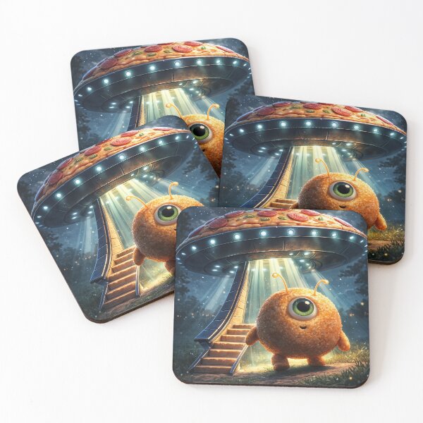 Item preview, Arancini Alien UFO Landing - Fried Food Sci-Fi designed and sold by PetrosCodex.