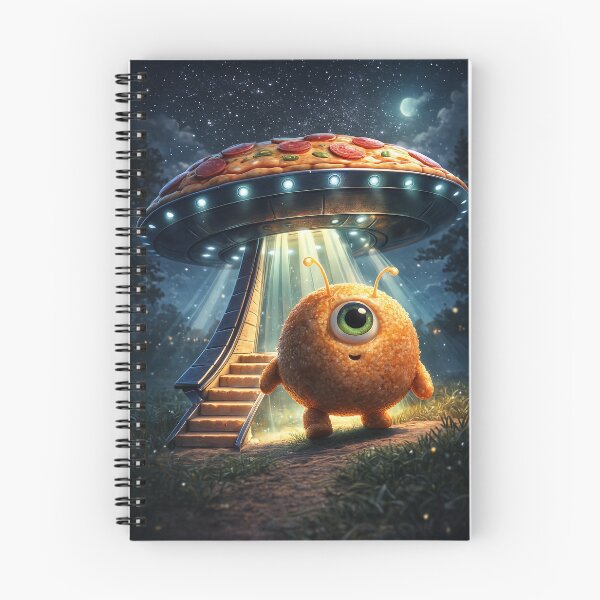 Item preview, Arancini Alien UFO Landing - Fried Food Sci-Fi designed and sold by PetrosCodex.