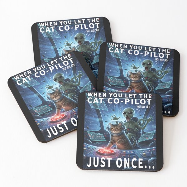 Item preview, When You Let The Cat Co-Pilot Just Once... Meme designed and sold by MaxalimetovArt.