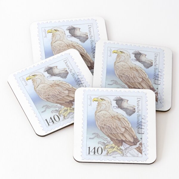 Item preview, White Tailed Eagle Seeadler Vintage Postage Stamp designed and sold by red-amber65.