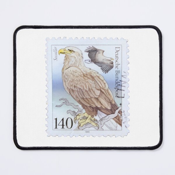 Artikelvorschau, Seeadler Vintage-Briefmarke mit Weißschwanzadlermotiv entworfen und verkauft von red-amber65.