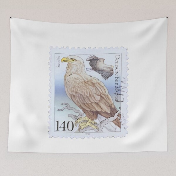 Item preview, White Tailed Eagle Seeadler Vintage Postage Stamp designed and sold by red-amber65.