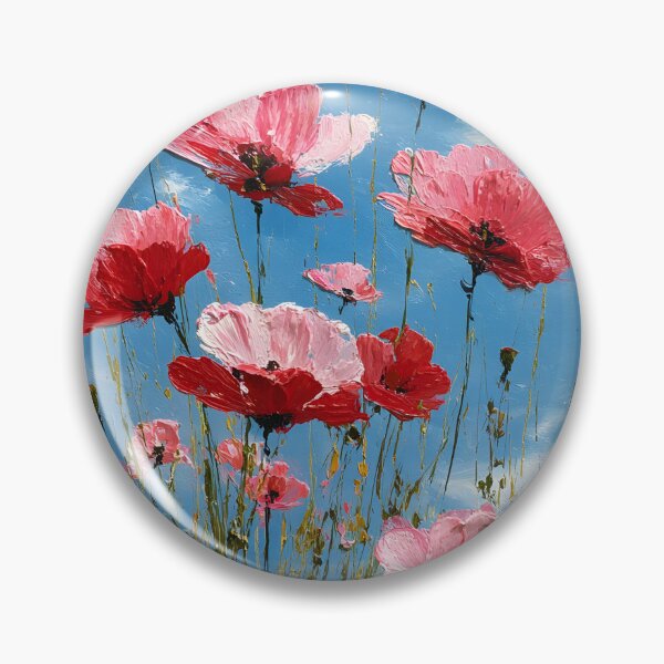 Artikelvorschau, Zartes rotes Mohnblumen-Hochformat im impressionistischen Stil entworfen und verkauft von daila70.
