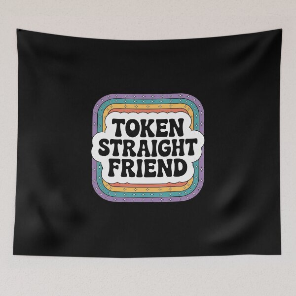 Item preview, Token Straight Friend Slang Queer Ally Gay Pride Stuff designed and sold by MicanCuteStore.