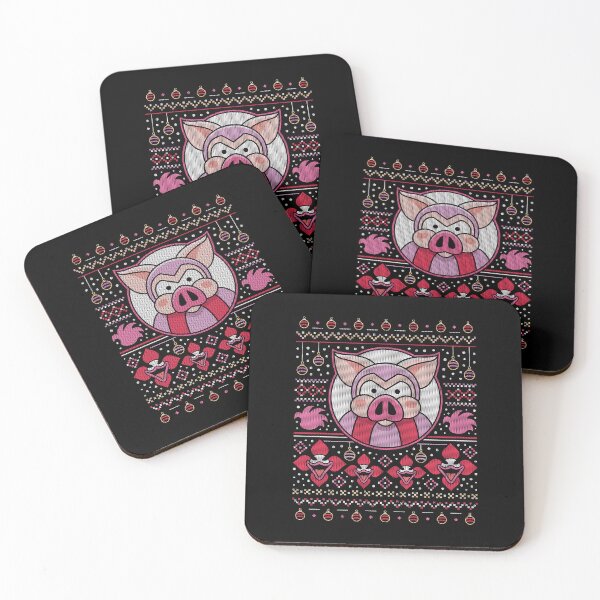Item preview, Evil Pigs Ugly Sweater designed and sold by Lagelantee.