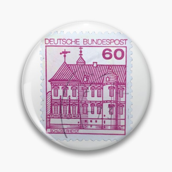 Item preview, Vintage East German Pink 60 Mark Postage Stamp designed and sold by red-amber65.