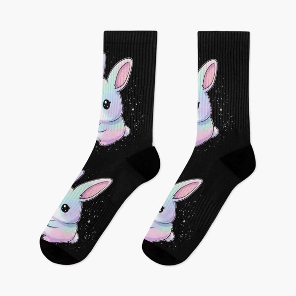 Item preview, Pastel Galaxy Bunny – Soft Aesthetic Sticker designed and sold by CutePearlStudio.