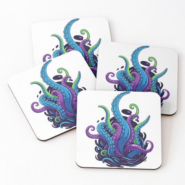 Item preview, Tentacles colorful design designed and sold by zazodesign.