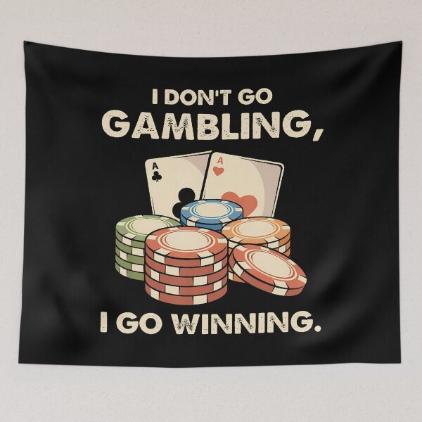 Item preview, I Don'T Go Gambling I Go Winning - Funny Poker Player designed and sold by CharlotteTerri.