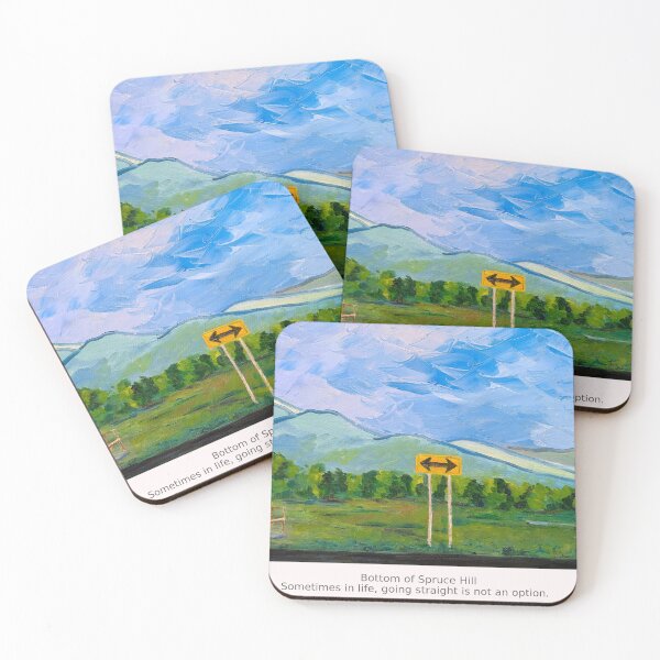 Item preview, Bottom of Spruce Hill w caption designed and sold by Jeff-Wiegand.